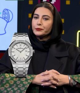  عکس/ ساعت الماس نشان چند میلیاردی فریبا نادری در برنامه تلویزیونی | اقتصاد24