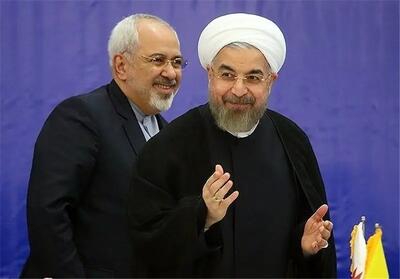  صندلی‌های خالی همایش محاکمه ظریف و روحانی