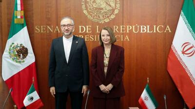  استقبال رئیس مجلس سنای مکزیک از تقویت همکاری‌های پارلمانی با ایران