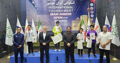  پایان چهاردهیمن دوره مسابقات بین‌المللی اسکواش ایران