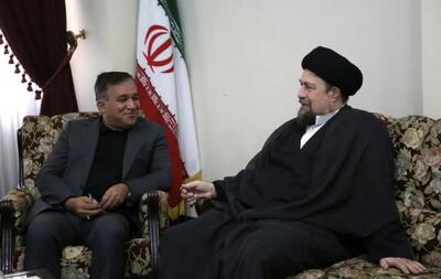  دیدار سرپرست باشگاه استقلال با سید حسن خمینی پس از مراسم یادبود کارگرجم - پارس فوتبال