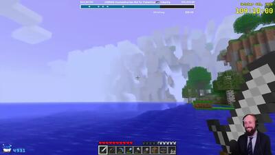  رسیدن استریمر به Far Lands پس از ۱۴ سال در ماینکرافت! + فیلم