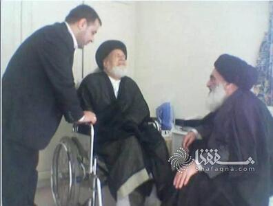  تصویری نادر از حضرت آیت الله العظمی سیستانی