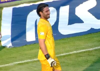  سیو فرزاد طیبی پور در مقابل ذوب آهن