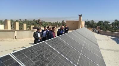  افتتاح نیروگاه خورشیدی ۱۰ کیلووات در طبس