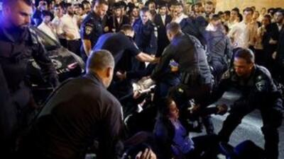  یک کشته در تظاهرات شهرک‌نشینان «حریدی» در قدس اشغالی +فیلم