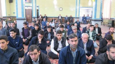  گزارش تصویری از صف آرایی نمازگزاران هریسی در نماز جمعه