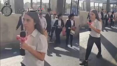  حمله به خبرنگار زن اسرائیلی به دلیل حجاتب نداشتن! +فیلم