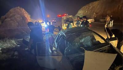  تصادف سه خودرو در جاده رستم-یاسوج، ۹ مصدوم برجای گذاشت