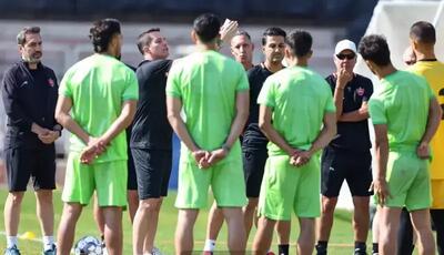  اوسمار تمرین پرسپولیس را تعطیل کرد