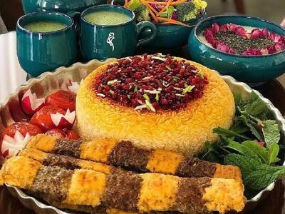  کباب تابه ای دورنگ