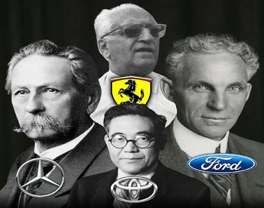 پدرخوانده‌های فلز و آتش؛ لیستی از مهم ترین افراد صنعت خودرو(+تصاویر)