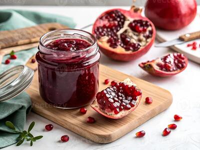  طرز تهیه مربای انار ملس