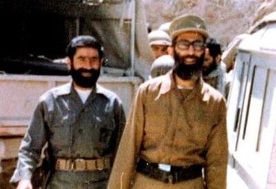  سینه‌زنی «رهبر انقلاب» با لباس نظامی در جمع رزمنده‌های لشکر نصر