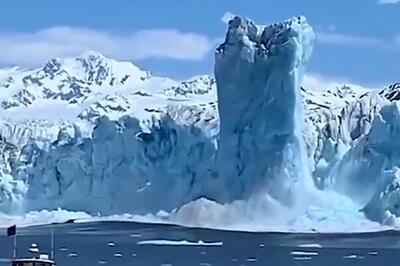  یخچال ۶۱ متری به هوا پرتاب شد!