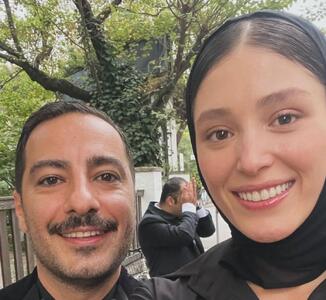  تاریخ وبگردی | تصویری از استایل عجیب و غریب فرشته حسینی در یک جشنواره خارجی!