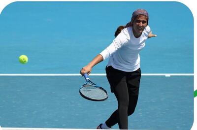  تور جهانی تنیس ایتالیا/ مشکات الزهرا صفی نایب قهرمان شد