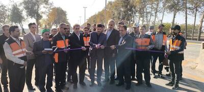  افتاح دوربرگردان ایمن غدیر در محور گرگان - کردکوی