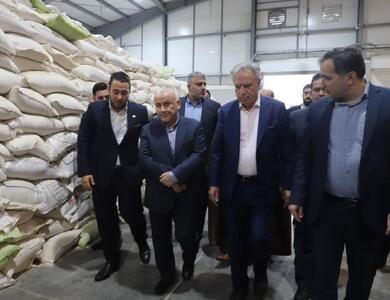  بازدید استاندار مازندران از قطب تولید روغن و پروتئین سویا در بندر امیرآباد