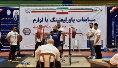  درخشش پاورلیفتینگ کاران کردستانی در رقابت های قهرمانی کشور