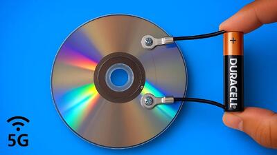  باطری های قدیمی را دور نندازید / من باتری را به سی دی وصل کردم
