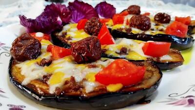  طرز تهیه پیتزا بادمجان بسیار خوشمزه!