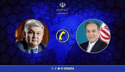  رایزنی تلفنی عراقچی با همتای قزاقستانی‌