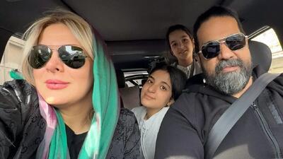  عکس خانوادگی جدید رضا صادقی