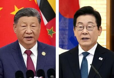  گفت‌وگوی روسای جمهور چین و کره جنوبی درباره بهبود روابط