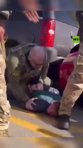  بازداشت خشن در ایلینوی آمریکا + فیلم