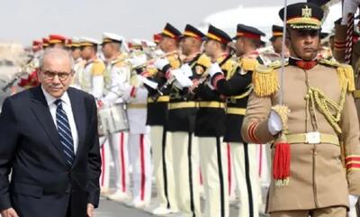  نواف سلام وارد مصر شد