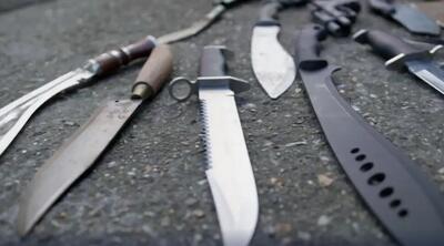  کشف ۵۱۱ قبضه سلاح سرد در کارگاه تولید چاقو در شهرستان قدس