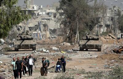  زندگی ساکنان شمال غزه میان ویرانه‌ها و خطر «خط زرد»