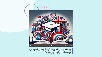  وجه تمایز دپارتمان شکوه شریعتی نسبت به موسسات دیگر در چیست؟