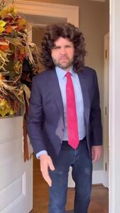  شیطنت هالووینی معاون دونالد ترامپ!