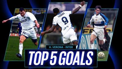  ۵ گل برتر اینتر مقابل هلاس ورونا به بهانه تقابل دو تیم در هفته دهم سری آ