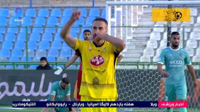  گل اول فجرسپاسی به پیکان (مهران موسوی)