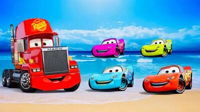  کارتون ماشین بازی جدید _ مک کویین و اسپایدرمن