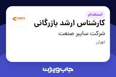  استخدام کارشناس ارشد بازرگانی در شرکت سایبر صنعت
