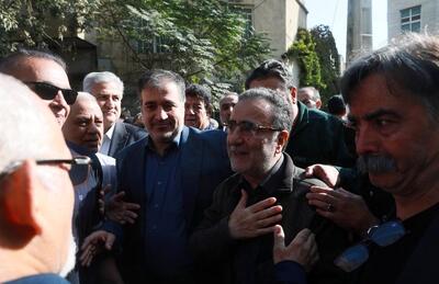  تصاویری از مراسم تشییع برادر سید مصطفی تاجزاده