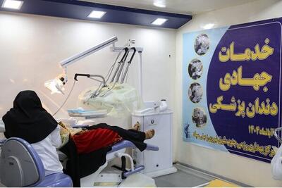  ویزیت رایگان ۸۰۰ ایرانشهری در اردوی جهادی سلامت