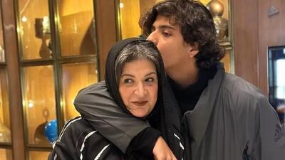  ژست جالب آیین پسر دو متری ریما رامین فر با سارا و نیکای سریال پایتخت + عکس