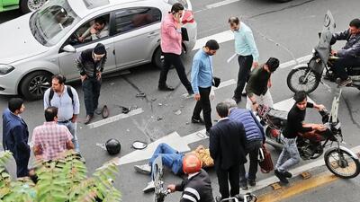  تصادف وحشتناک موتور با کودک در کاشان | تصاویر شوکه‌کننده را ببینید