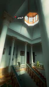  فیلم نمای داخلی و بیرونی عمارت هنر قزوین