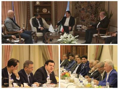  نشست های جداگانه مدیرعامل بانک ملت با استاندار و فعالان اقتصادی استان اصفهان