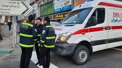  لحظات نفسگیر نجات از خفگی توسط کارشناس مرکز ارتباطات اورژانس استان تهران + فیلم