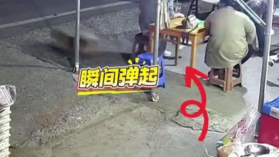  در چین، یک سگ به طور معجزه آسایی تمام اعضای یک خانواده را از تصادف با ماشینی که کنترلش را از دست داده بود، نجات داد