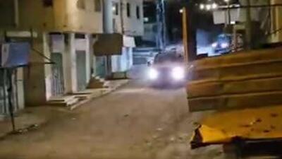  نیروهای اسرائیلی به اردوگاه الفرع در جنوب طوباس در کرانه باختری حمله کردند