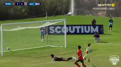  اولین گل پسر کریستیانو رونالدو برای تیم ملی پرتغال