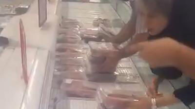  ویدیوی اقدام عجیب پس از افزایش قیمت گوشت